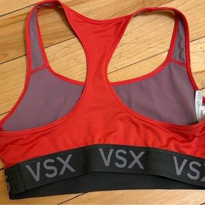 🌸 2 for 30 🌸 Victoria Secret Pink Racerback Swim Sports Bra with Black Logo Band